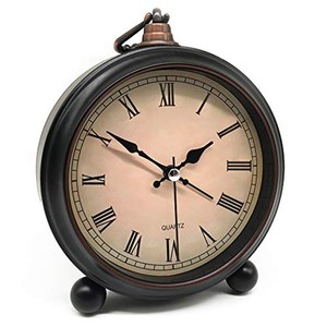 Jatoba Wood Desk <b>Clock</b> <b>Roman</b> Numerals Wholesale | Aqdus Saleem Moradabad - Product Image 2