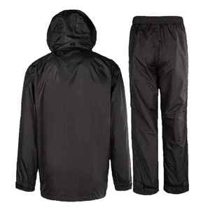 Traje Impermeable Universal para Adultos, Chaqueta con Capucha y Pantalones de Poliéster, Conjunto para Senderismo, Camping y Uso Casual al Aire Libre - Product Image 3