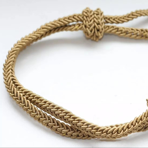 เชือกหมวกสำหรับพิธีการ คุณภาพดีที่สุด สำหรับเครื่องแบบ หมวก ปรับแต่งสีได้ มีจำหน่ายจำนวนมาก ปรับขนาดได้ - Product Image 1