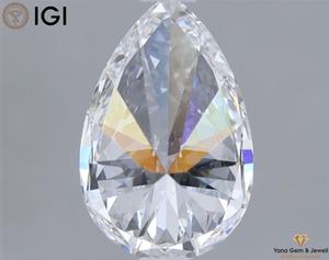 คุณภาพสูงสุด1.00 ct. เครื่องเพชรแบบสั่งทำสำหรับทำเครื่องประดับขนาด8.75มม. มีใบรับรอง CVD Lab ที่ปลูกและมีสี VS1ชัดเจน - Product Image 4