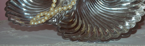Plateau triple coquille plaqué argent avec poignée haute, plat à condiments en métal, décoration côtière de luxe, vente en gros directe usine - Product Image 4