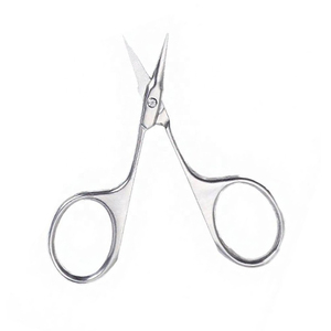 Outil de maquillage professionnel Medistar, pinces à sourcils en acier inoxydable de couleur personnalisée, ensemble de ciseaux à ressort, lame incurvée - Product Image 1