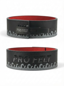 Ceinture de sécurité en cuir véritable avec boucle en acier, design personnalisé imprimé, ceinture de compression pour l'entraînement, accessoires de gym - Product Image 2