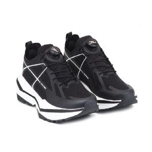 Zapatos de Senderismo Negros y Grises para Hombre, Zapatillas Resistentes para Exteriores, Calzado Duradero con Cordones, Agarre Reforzado para Senderos y Viajes - Product Image 1