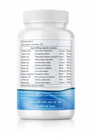 Capsules d'extraits végétaux premium DIAVN avec mélange d'ingrédients naturels à base de plantes dans un emballage élégant pour un produit de style de vie