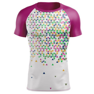 Custom New Sublimation Printed <b>Compression</b> <b>Shirt</b> Short Sleeve Gym Wear Rash Guard <b>for</b> <b>Men</b> MMA Fighting Top - Product Image 6