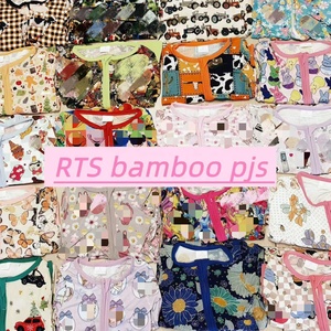 Pijamas de Bambú Coloridos y Misteriosos al por Mayor, Pijamas para Niños y Niñas, Mono Suave para Bebés, Peleles de Bambú para Bebés Listos para Enviar - Product Image 6