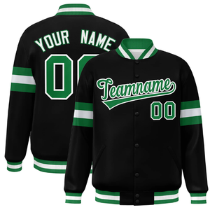 New Men's Winter Letter Embroidered Baseball Varsity <b>Jacket</b> <b>Mandarin</b> <b>Collar</b> Solid Casual Front Logo High Quality - Product Image 1