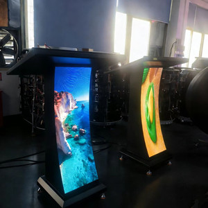 Pantalla LED Personalizada para Podio, Pantalla LED Curva Interior P1.86 P2 P2.5 para Podio, Escaparate de Tienda de Belleza, Mostrador - Product Image 4