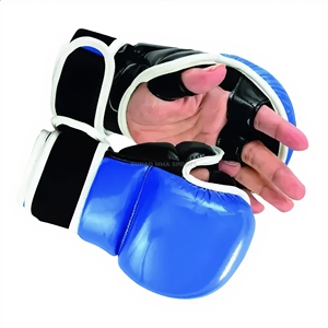 Guantes de Boxeo MMA Profesionales con Forma Especial, Forro Interior de Cuero Engrosado para Cierre, Ligeros, Transpirables, de Secado Rápido, Unisex - Product Image 1