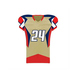 Best Latest Design Custom Breathable American <b>Football</b> Uniform New Style Sublimated Jersey and Pants Factory Price OEM Service - Product Image 5