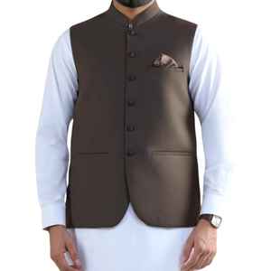 Trajes Formales Casuales de Manga Larga para Hombre, Chaleco de Color Sólido de Algodón, Personalizable con Logotipo, Diseña Tu Propio Conjunto - Product Image 1