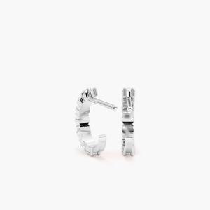 Pendientes de Aro con Diamantes Cultivados en Laboratorio, Corte Brillante, Chapados en Rodio y Oro de 14K, Certificados por IGI, Regalo de Lujo para Mujer, Aniversario o Compromiso - Product Image 2