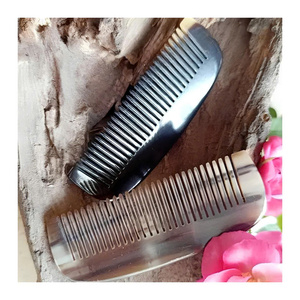Peigne en corne de buffle Ailes d'oiseau, accessoire capillaire élégant, naturel, fait main, poli, coffret cadeau prêt, boutique Vietnam 99 GD - Product Image 5