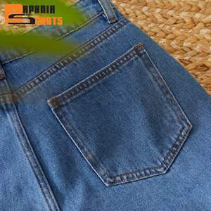 Hot Sale Summer Women's Shorts Jeans Mid Waisted Plus Size Women's Denim Shorts Casual Denim Shorts Jeans for Women - Product Image 6