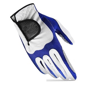 Logo personnalisé, Ventes Flash, Super doux, Cuir véritable, Patch en caoutchouc pour main gauche/droite, Doigts entièrement couverts, Sangle de poignet réglable, Unisexe, Golf - Product Image 3