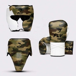 Kit de sparring complet en cuir de qualité supérieure, neuf, sur mesure, imprimé camouflage OEM, pour entraînement et sparring. - Product Image 1