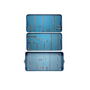 Contenedor para Instrumentos de Uñas Cortas, Acero Inoxidable, Grande, Autoclavable, Caja Quirúrgica Ortopédica 556x306x205mm de Mahfooz Instruments - Product Image 2