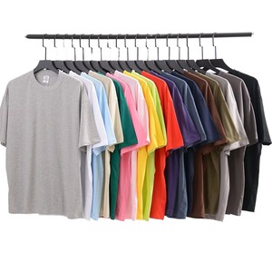 เสื้อยืดผู้หญิงผ้าฝ้าย 100% 80gsm พิมพ์โลโก้ตามสั่งจากโรงงาน แบบลำลองสำหรับฤดูร้อน ถักทอด้วยเส้นด้ายย้อมสีพื้น - Product Image 2