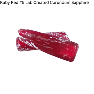 5 #   Corindón Sintético Rojo, Materia Prima de Rubí sin Cortar, Cambio de Color, Tratado Térmicamente, Cilindro en Bruto - Product Image 2