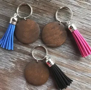 Porte-clés élégant chic avec métal en alliage de fer durable et plastique PU, cadeau d'impression UV de logo laser personnalisé - Product Image 3