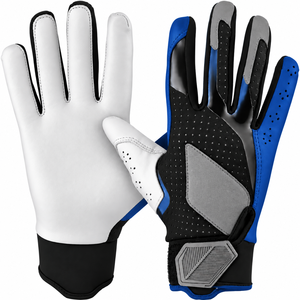 Gants de frappe sportifs de qualité supérieure, robustes et résistants |   Crème marine Polyester/Coton Cuir Fermeture auto-agrippante ambidextre Respirant - Product Image 5