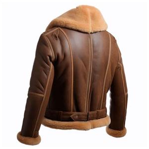 <b>SMART</b> SHINE ENTERPRISES <b>Men</b> High Quality Leather <b>Jacket</b> Soft Full Zip Casual Comfortable Durable Fashion Regular Fit Winter - Product Image 2