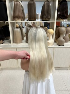 Factory Sale Chinese Virgin Human Hair Lace Front Wigs for Lace Long Length Straight <b>Highlight</b> Average <b>Cap</b> Sizes 150% Density - Product Image 6