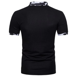 Camiseta de algodón para hombre, cuello redondo, informal, a rayas, ecológica, 240g, manga corta, logotipo personalizado, OEM, ODM, venta al por mayor, premium - Product Image 3