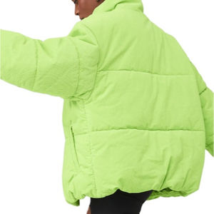 Chaqueta de Moda Acolchada Extra Grande para Mujer, Estilo Urbano, Color Neón, Servicios OEM para Chaqueta de Hombre - Product Image 3