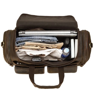 Sac de voyage week-end en cuir de qualité supérieure, souple, tendance, idéal pour costumes et robes – Nouveauté très prisée - Product Image 6
