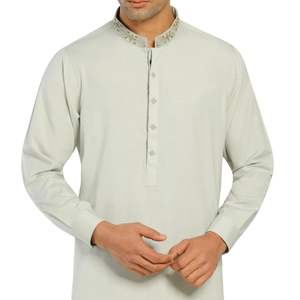 Shalwar Kameez para Hombre, Traje Tradicional Pakistaní, Tela de Algodón de Alta Calidad, Kurta Pajama Reversible de Diseño Étnico - Product Image 3