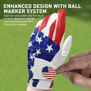 Nouveaux gants de golf pour hommes et femmes, style tendance, 100% cuir de chèvre, vente chaude, logo personnalisé, respirants, pour sports de plein air - Product Image 3