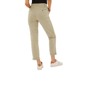 กางเกงยีนส์ผ้าแคนวาสสีเขียวสำหรับผู้หญิง แบรนด์เสื้อผ้าแฟชั่น มีกระเป๋าหลายช่อง สไตล์ลำลอง กางเกงคาร์โก้เดนิม กางเกงขายาวผู้หญิง จากบังกลาเทศ - Product Image 1