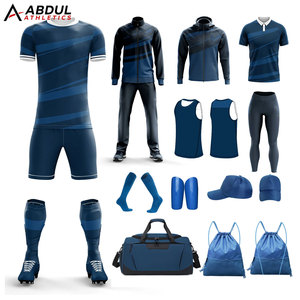 ชุดฟุตบอลระบายอากาศได้ดี เสื้อและกางเกงขาสั้นสำหรับความสบายและประสิทธิภาพระหว่างการแข่งขัน การฝึกซ้อม และการฝึกฝน - Product Image 1