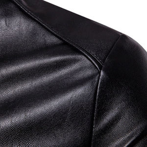 Customized High Quality Unisex <b>Leather</b> Jacket with Custom Logo Waterproof/Breathable Eco-Friendly Autumn - Product Image 5