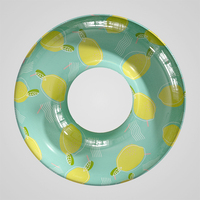 Bouée de bain gonflable transparente écologique personnalisée pour femmes, pour la piscine et la plage, plaisir estival, marque Sunshine