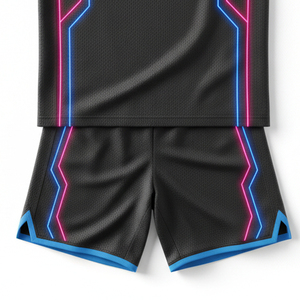 Sublimated basketball uniform wholesale custom sublimated basketball team jersey <b>shorts</b> package high quality apparel - Product Image 4