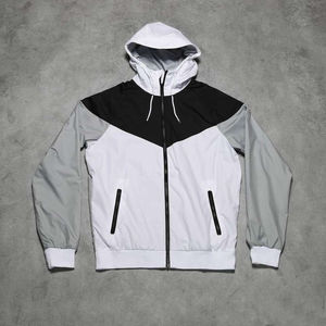 Sweat-shirt à capuche zippé coupe-vent personnalisé pour homme, coupe classique, respirant, pour la gym, en coton tricoté uni 100% - Product Image 6