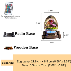 Lamp custom resin, Snolax lamp resin, custom night light, po.ke.mon lamp epoxy, art deco lamp, Personalized gift, Handmade gift - Product Image 4