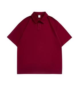 เสื้อโปโลผู้ชายสีดำ แขนสั้น ผ้าฝ้ายอ๊อกซ์ฟอร์ด ทรงลำลอง สีพื้น ระบายอากาศได้ดี ทรงปกติ ดีไซน์แบบทอ - Product Image 4