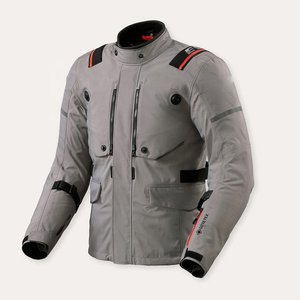 เสื้อแจ็คเก็ตมอเตอร์ไซค์ผู้ชายสีเทา แขนยาว ผ้าโพลีเอสเตอร์ กันน้ำ GORE-TEX สำหรับทุกฤดู สำหรับผู้ใหญ่ - Product Image 1