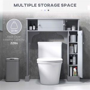 Mobiletto da Bagno Grigio con Maniglia in Acciaio Inox, Materiale MDF e Acciaio, Finitura Verniciata per Uso Domestico o Alberghiero - Product Image 4
