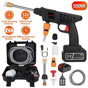 Idropulitrice Elettrica Portatile Senza Fili 363PSI, Spruzzatore ad Alta Pressione 12000mAh 21V, Pulitore per Auto - Product Image 4