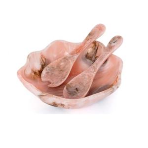 Tazón Redondo para Ensalada de Resina Hecho a Mano de Estilo Moderno, Apto para Alimentos, con Juego de Cucharas a Juego, Vajilla, Tazón para Servir - Product Image 2