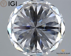 เพชร CVD ทรงกลม น้ำหนัก 4.00 กะรัต ขนาด 10.05 มม. ความเจิดจรัสระยิบระยับ ระดับสี D ความสะอาด VS1 ได้รับการรับรองจาก IGI สำหรับการออกแบบเครื่องประดับหรูหรา - Product Image 5