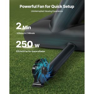 Écran de cinéma gonflable de 20 pieds avec sac de rangement portable et installation facile pour projection en extérieur - Product Image 3
