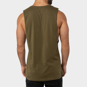Men Tank Top Performance Training Vest Quick Dry Material Men Tank Top Stretch Cotton Gym Vest Athletic Fit Men Tank Top - Product Image 6