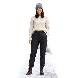 Women's Winter Quilted <b>Trousers</b> Warm Casual Padded Slim Pants OEM ODM Wholesale Factory Custom Logo Low MOQ - Product Image 1