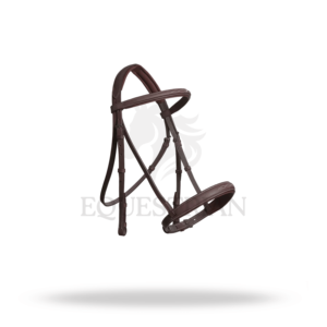 Bridon Hunter à surpiqûres décoratives, taille complète, pour l'équitation anglaise et les concours hippique. - Product Image 3